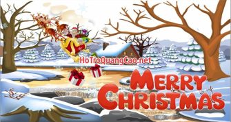 Trang trí dán cửa kính giáng sinh Noel 0009