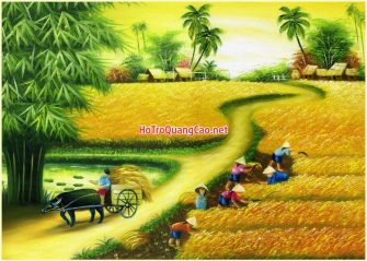 Tranh Đồng Quê Việt Nam 7