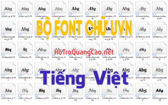 Bộ Font UVN Full – UVN Font Việt Hóa