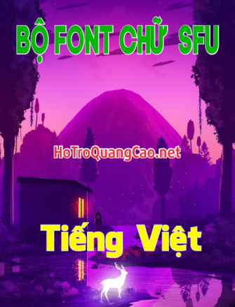 Bộ Font SFU Full Việt Hóa Đẹp