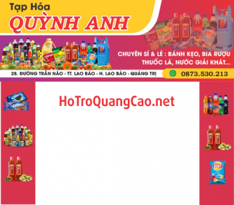 Biển bảng quảng cáo bảng hiệu tạp hoá Quỳnh Annh