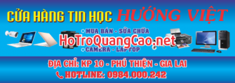 Biển bảng quảng cáo cửa hàng tin học Hướng Việt