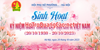 Kỷ niệm 93 năm ngày thành lập hội LHPN Việt Nam