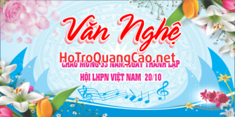 Phông văn nghệ chào mừng 99 năm ngày thành lập hội LHPN Việt Nam